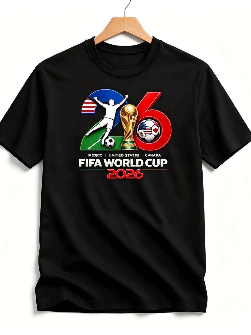 Fifa World Cup 2026 Soccer Graphic Womens Mens T-shirt Unisex USA Football Fan